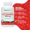 NaturesPlus, Ultra Cranberry™  с витамином C, длительное высвобождение, 180 таблеток