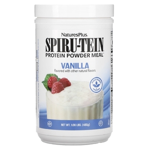 NaturesPlus, Spiru-Tein®, протеиновый порошок, со вкусом ванили, 480 г (1,06 фунта)