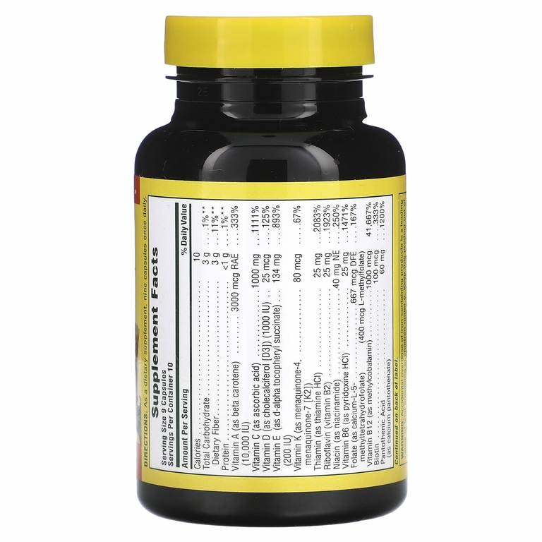 NaturesPlus, Мультивитаминная и минеральная добавка Source of Life, 90 капсул (Товар снят с продажи) 