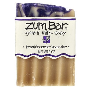ZUM, Zum Bar®, мыло на козьем молоке, ладан и лаванда, 85 г