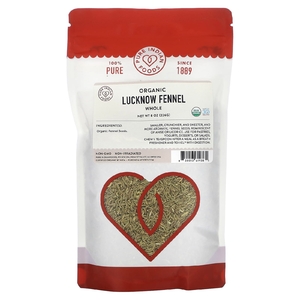 Pure Indian Foods, Органический цельный лакхнауский фенхель, 226 г (8 унций) (Товар снят с продажи) 