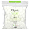 Cliganic, Ватные шарики из органического джамбо, 100 шт. (Товар снят с продажи) 