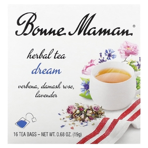 Bonne Maman, Herbal Tea, Dream, без кофеина, 16 чайных пакетиков по 1,2 г (0,04 унции) (Товар снят с продажи) 