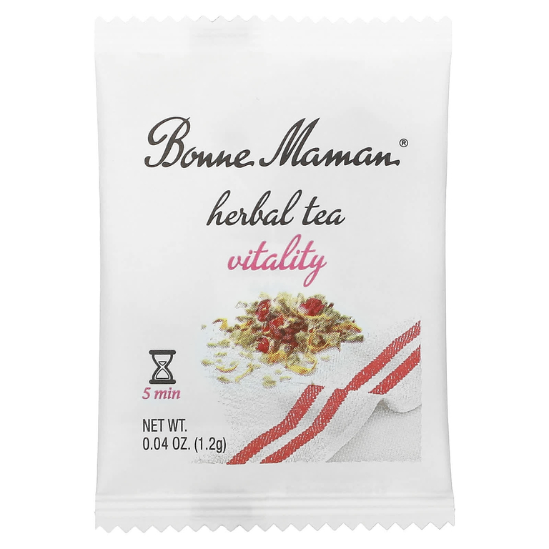 Bonne Maman, Herbal Tea, Vitality, без кофеина, 16 чайных пакетиков, 19 г (0,68 унции) (Товар снят с продажи) 