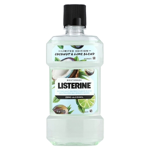 Listerine, Жидкость для полоскания рта, ограниченная серия, смесь кокоса и лайма, 500 мл (1,05 пункта) (Товар снят с продажи) 