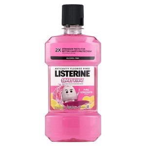 Listerine, Smart Rinse, без спирта, розовый лимонад, 500 мл (16,9 жидк. унц.) (Товар снят с продажи) 