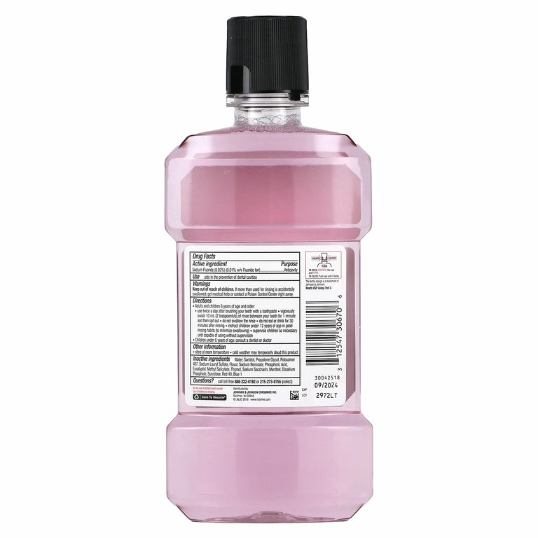 Listerine, Жидкость для полоскания рта с фтором Anticavity, Total Care, без спирта, свежая мята, 500 мл (1,05 пункта) (Товар снят с продажи) 