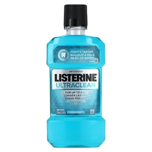 Listerine, UltraClean, антисептик, холодная мята, 500 мл (1,05 пункта) (Товар снят с продажи) 