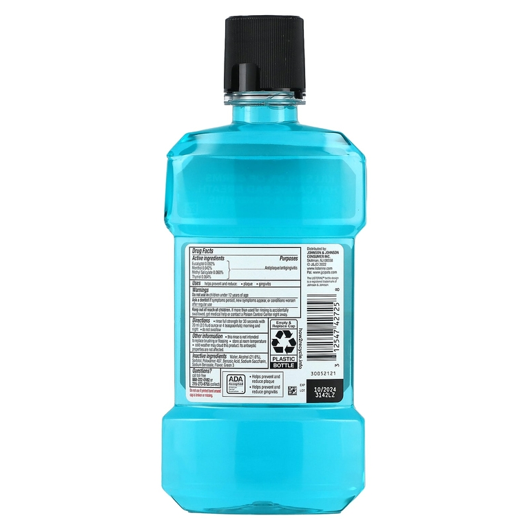 Listerine, Антисептик, холодная мята, 500 мл (1,05 пункта) (Товар снят с продажи) 
