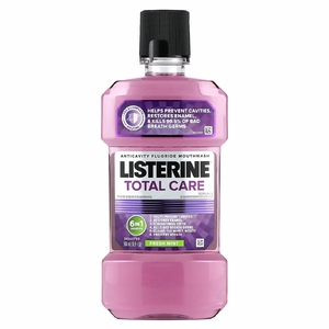 Listerine, Жидкость для полоскания рта с фтором Anticavity, Total Care, со свежей мятой, 500 мл (16,9 жидк. унц.) (Товар снят с продажи) 