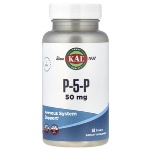 KAL, P-5-P, 50 мг, 50 таблеток