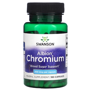 Swanson, Albion Chromium, 200 мкг, 180 капсул