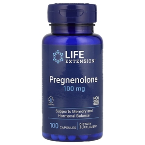 Life Extension, прегненолон, 100 мг, 100 капсул