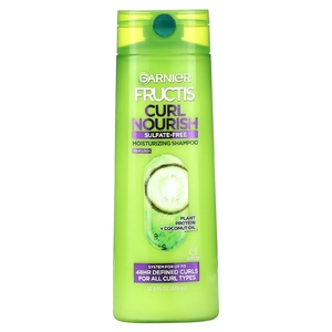 Garnier, Curl Nourish, увлажняющий шампунь, для всех типов локонов, 370 мл (12,5 жидк. унц.) (Товар снят с продажи) 