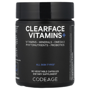 Codeage, Clearface Vitamins +, 90 растительных капсул