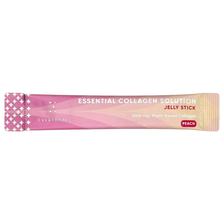 Everydaze, Essential Collagen Solution, желейные стики с коллагеном, персик, 10 стиков по 20 г (0,7 унции)