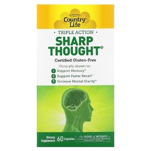 Country Life, Triple Action Sharp Thought, 60 капсул