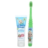 Orajel, Kids, Cocomelon Training, зубная паста с зубной щеткой, без фтора, для детей от 0 до 3 лет, арбуз, набор из 2 предметов, 28,3 г (1 унция)