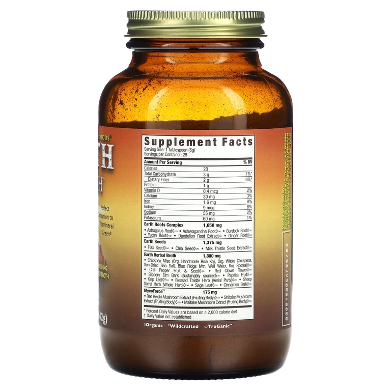 HealthForce Superfoods, Земляной бульон, 142 г (5 унций)