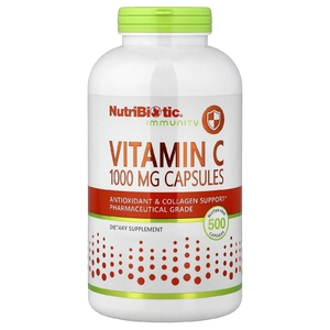 NutriBiotic, Витамин C, 1000 мг, 500 капсул