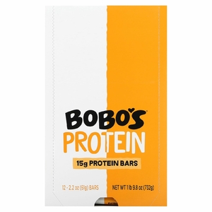 Bobo's Oat Bars, Protein Bars, арахисовая паста с шоколадной крошкой, 12 батончиков, 61 г (2,2 унции) (Товар снят с продажи) 
