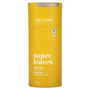 ATTITUDE, Super Leaves, дезодорант, листья лимона, 85 г (3 унции) (Товар снят с продажи) 