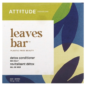 ATTITUDE, Leaves Bar, детокс-кондиционер, морская соль, 113 г (4 унции) (Товар снят с продажи) 