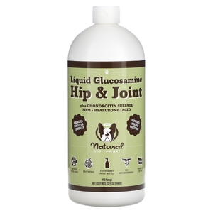 Natural Dog Company, Жидкий глюкозамин для бедер и суставов, для собак, для всех возрастов, 946 мл (32 жидк. унц.)