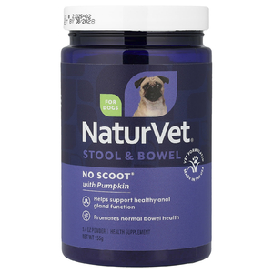 NaturVet, No Scoot®, с тыквой, для стула и кишечника, для собак, 155 г (5,4 унции)