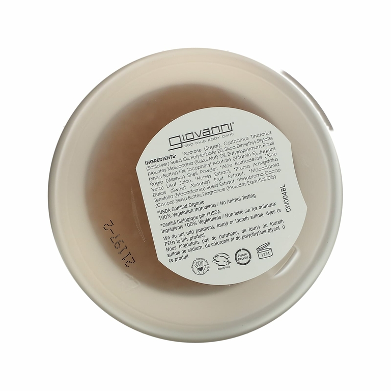 Giovanni, Hot Chocolate, сахарный скраб с измельченными какао-бобами, 260 г (9 унций)