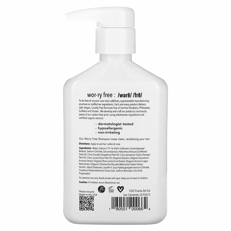 Original Sprout, Worry Free, шампунь, 300 мл (10 жидк. унц.) (Товар снят с продажи) 