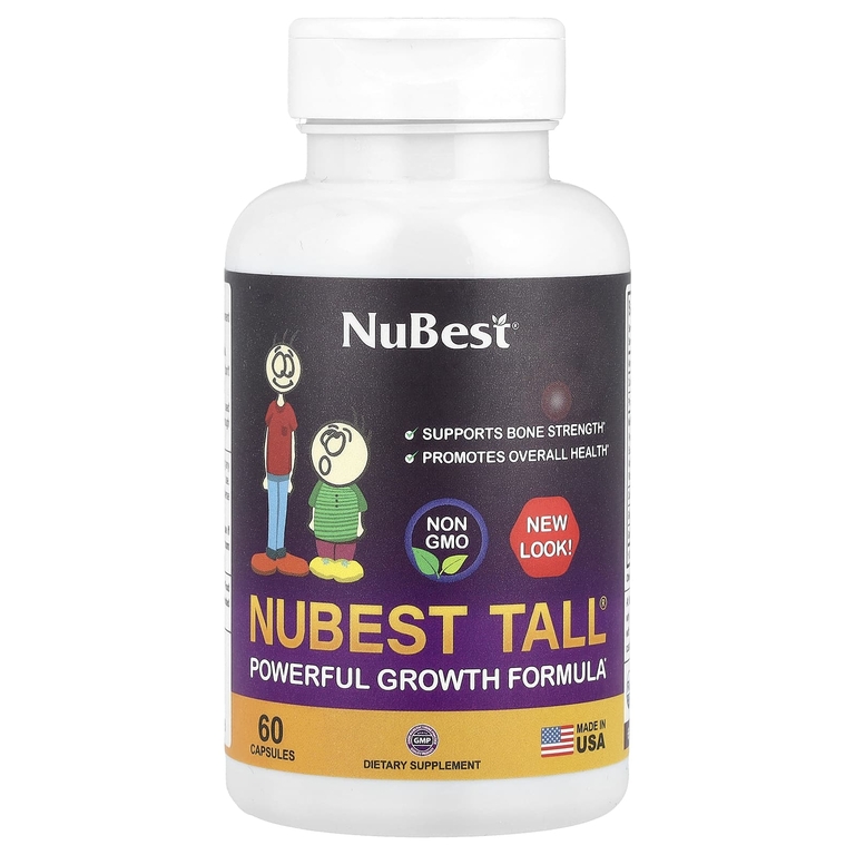 NuBest, Tall, эффективное средство для роста, 60 капсул