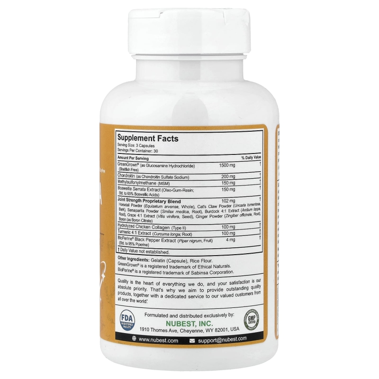 NuBest, Joint Xtra, 90 капсул (Товар снят с продажи) 