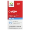 Terry Naturally, CoQ10, апельсин, 100 мг, 30 жевательных таблеток