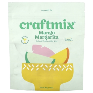 Craftmix, Пакетики для коктейлей, манго и маргарита, 12 пакетиков, 84 г (2,96 унции) (Товар снят с продажи) 