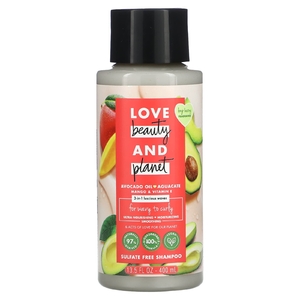 Love Beauty and Planet, Шампунь 3 в 1, для волнистых и кудрявых, масло авокадо, агуакат, манго и витамин E, 400 мл (13,5 жидк. унц.)