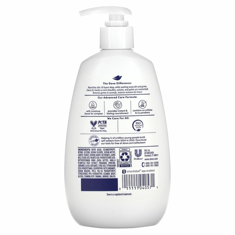 Dove, Средство для мытья рук Advanced Care, масло ши и теплая ваниль, 355 мл (12 жидк. унц.)