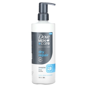 Dove, Men + Care, очищающее средство для лица и тела, сухое восстановление, 500 мл (16,9 унции) (Товар снят с продажи) 