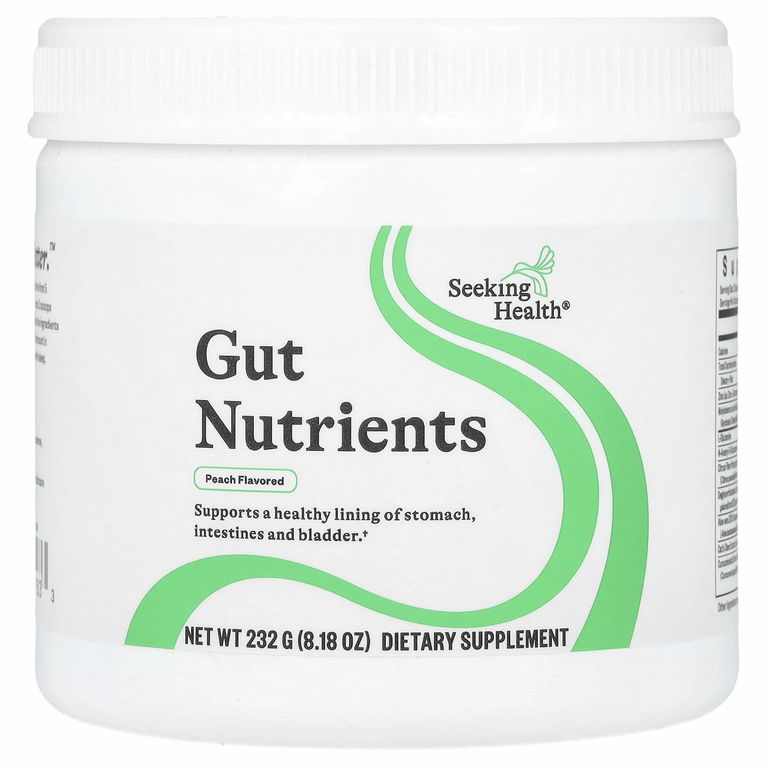 Seeking Health, Optimal GI Plus с L-глютамином, натуральный персик, 232 г (8,18 унции)