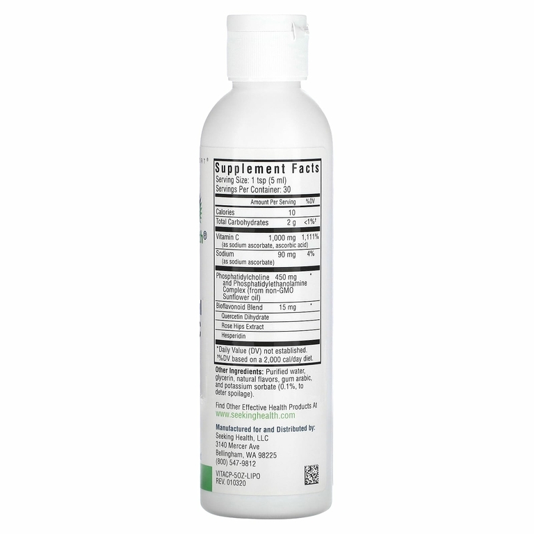 Seeking Health, Optimal Liposomal Vitamin C Plus, 150 мл (5 жидк. Унций)
