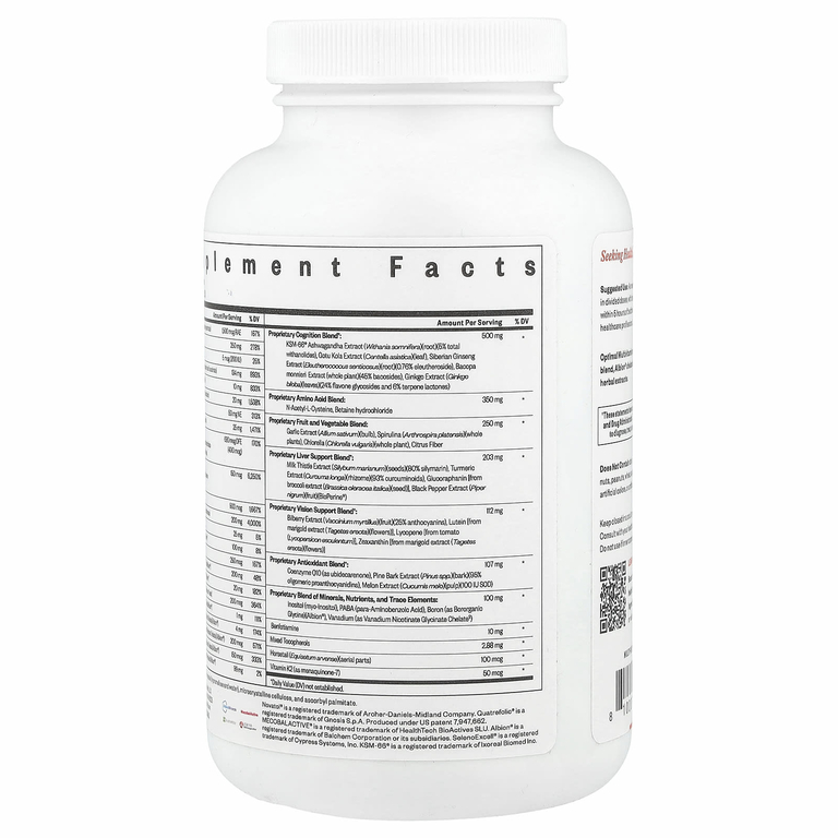 Seeking Health, Optimal мультивитамины, 240 капсул