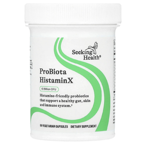 Seeking Health, ProBiota HistaminX, пробиотики, 10 млрд КОЕ, 60 вегетарианских капсул
