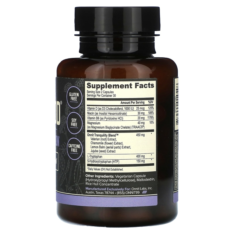 Onnit, New Mood, Mood & Relaxation, 60 капсул