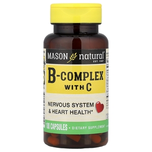 Mason Natural, B-комплекс с C, 100 капсул