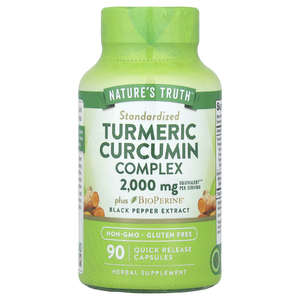 Nature's Truth, Комплекс куркумы и куркумина с экстрактом черного перца BioPerine®, 90 капсул с быстрым высвобождением