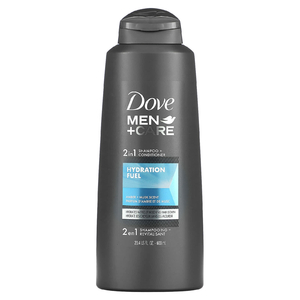Dove, Men + Care, шампунь и кондиционер 2 в 1, увлажняющее средство, амбра и мускус, 603 мл (20,4 жидк. унц.) (Товар снят с продажи) 