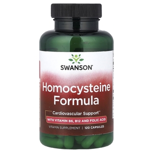 Swanson Vitamins, Формула гомоцистеина, 120 капсул