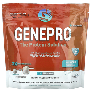 GENEPRO, + Immunolin, протеиновый раствор, без добавок, 308 г (Товар снят с продажи) 