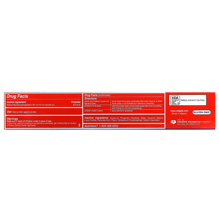 Colgate, Cavity Protection, зубная паста с фтором, предотвращающая кариес, Great Regular, 226 г (8 унций)