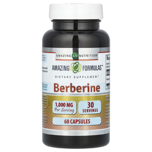 Amazing Nutrition, берберин, 1000 мг, 60 капсул (500 мг в 1 капсуле)